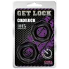 Get Lock Lot de 2 cockrings Cadiluck Noirs
